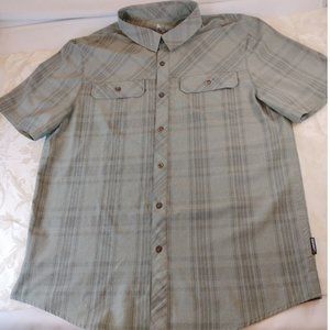 Gerry Men's Shirt Short Sleeve Flap Pocket Quick Dry Woven Size M